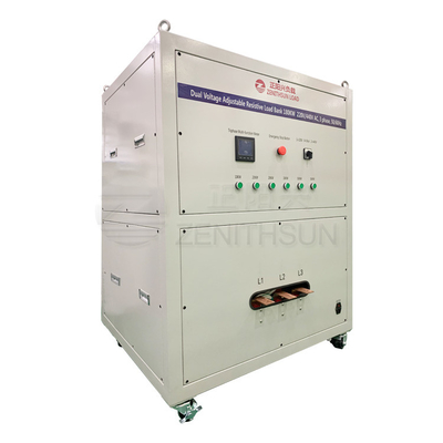 AC 3Phase بانک بار ساختگی 180KW 220/440V مقاومتی قابل تنظیم ولتاژ دوگانه