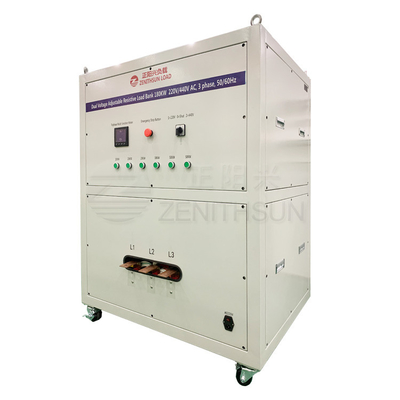 AC 3Phase بانک بار ساختگی 180KW 220/440V مقاومتی قابل تنظیم ولتاژ دوگانه